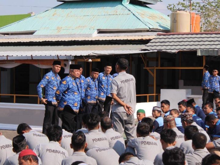 Kakanwil Ditjenpas Sulsel Pimpin Upacara Hari Kesaktian Pancasila, Sapa 500 Lebih Warga Binaan di Lapas Parepare
