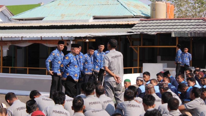 Kakanwil Ditjenpas Sulsel Pimpin Upacara Hari Kesaktian Pancasila, Sapa 500 Lebih Warga Binaan di Lapas Parepare