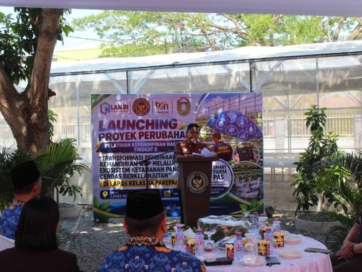 Kakanwil Ditjenpas Sulsel Resmikan Proyek Perubahan Kalapas Parepare, Hadirkan Inovasi Ketahanan Pangan Berbasis Smart Farming