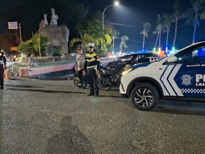Car Free Night Parepare, Polres Atur Arus Kendaraan di Bau Massepe-Mattirotasi