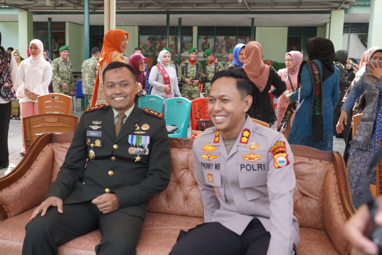 Jaga Sinergitas, Kapolres Parepare Beri Kejutan Spesial untuk Kodim di HUT TNI ke-81