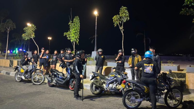 Tim Senggol Presisi Polres Parepare Gencarkan Patroli Malam, Tekan Angka Kriminalitas Jalanan Demi Keamanan Warga