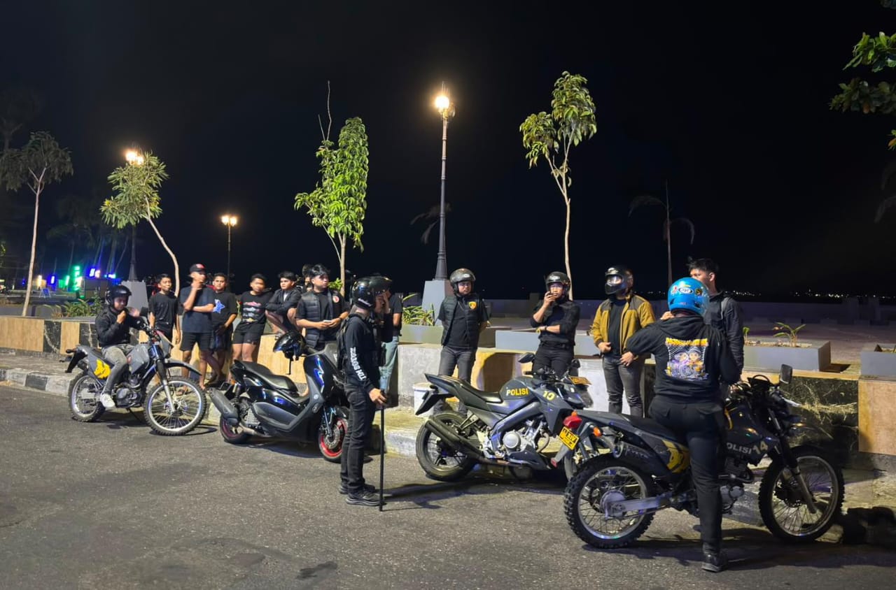 Tim Senggol Presisi Polres Parepare Gencarkan Patroli Malam, Tekan Angka Kriminalitas Jalanan Demi Keamanan Warga