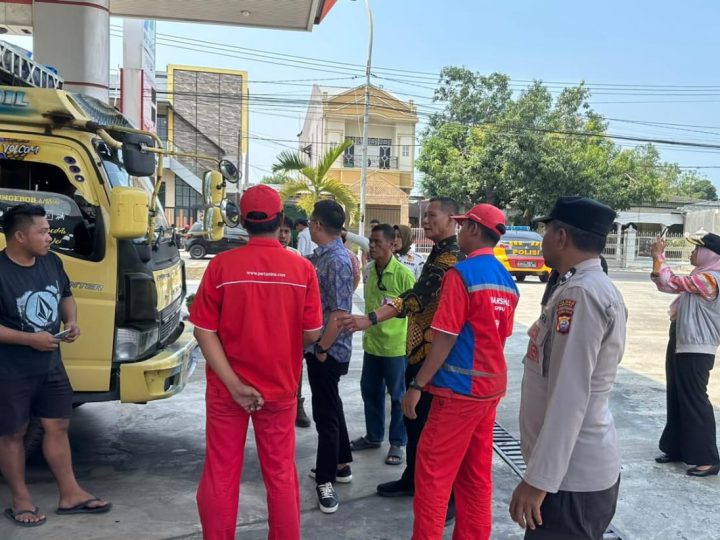 Polsek Ujung Libatkan Personel Dukung Pengawasan Penyaluran BBM Bersubsidi di SPBU