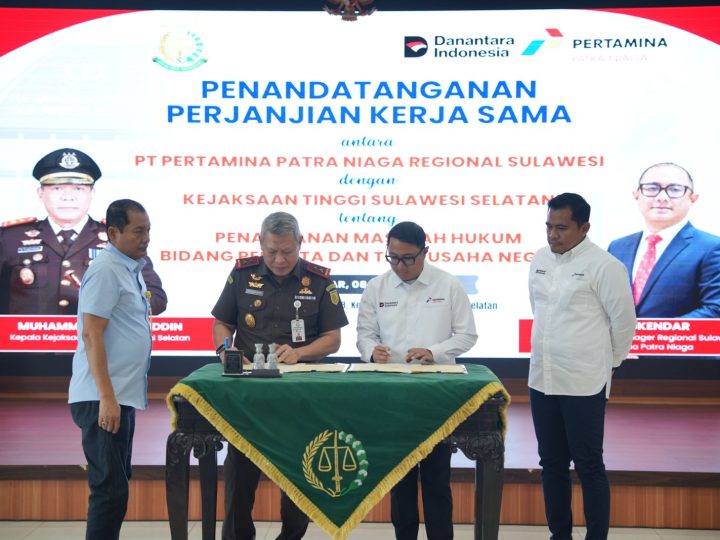 Teken PKS, Pertamina Sulawesi dan Kejati Sulsel Perkuat Sinergi
