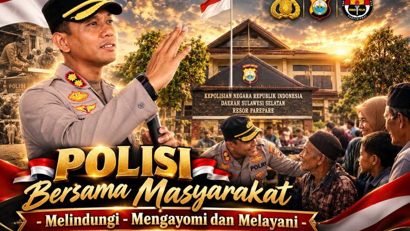 Wujudkan Arah Baru Kebijakan Polri, Polres Parepare Masifkan Program “Polisi Bersama Masyarakat