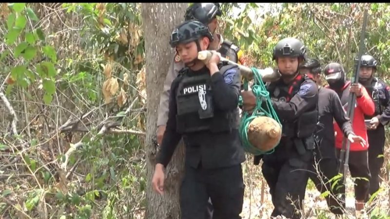 Warga Temukan Bom saat Mencari Harta Peninggalan Jepang di Malimpung