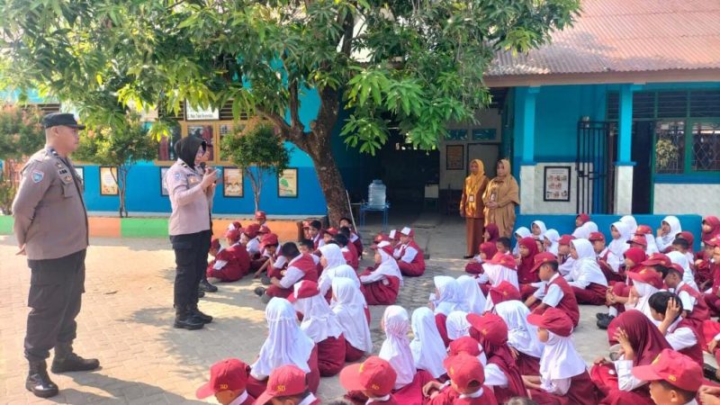 Ciptakan Sekolah Ramah Anak, Sat Binmas Polres Parepare Sosialisasi Anti-Bullying di SDN 10