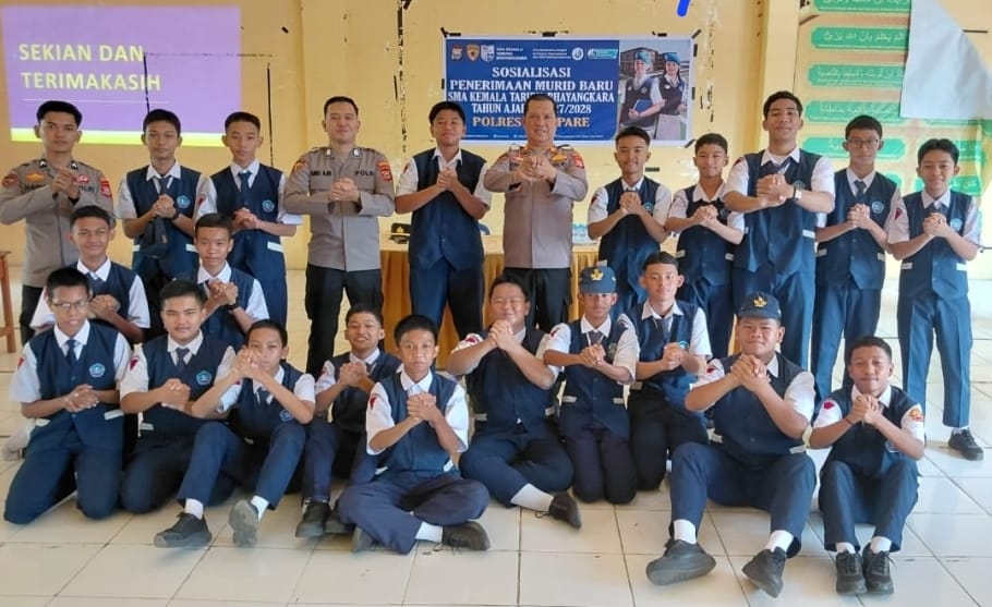 Polres Parepare Ajak Siswa Berprestasi Parepare Daftar SMA Kemala Taruna Bhayangkara
