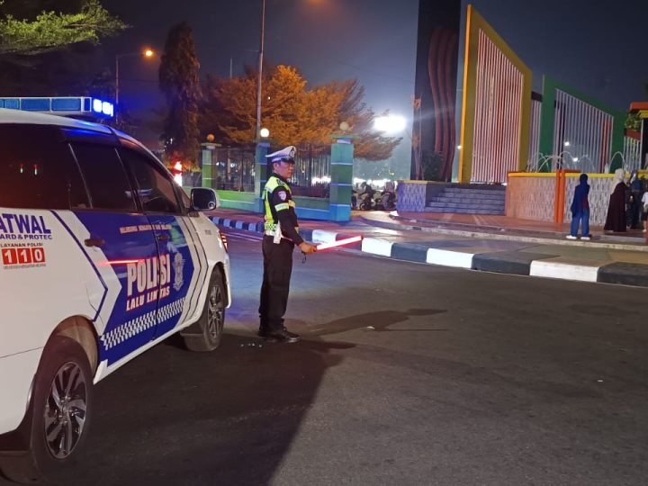 Sat Lantas Polres Parepare Gelar Patroli Blue Light, Sasar Lokasi Rawan Balapan Liar