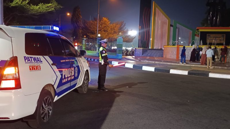 Sat Lantas Polres Parepare Gelar Patroli Blue Light, Sasar Lokasi Rawan Balapan Liar