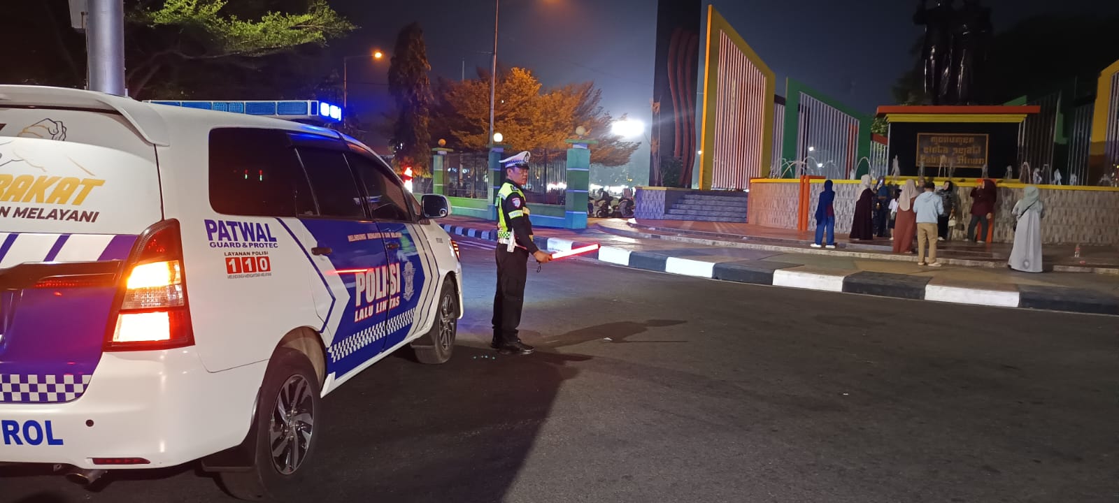 Sat Lantas Polres Parepare Gelar Patroli Blue Light, Sasar Lokasi Rawan Balapan Liar