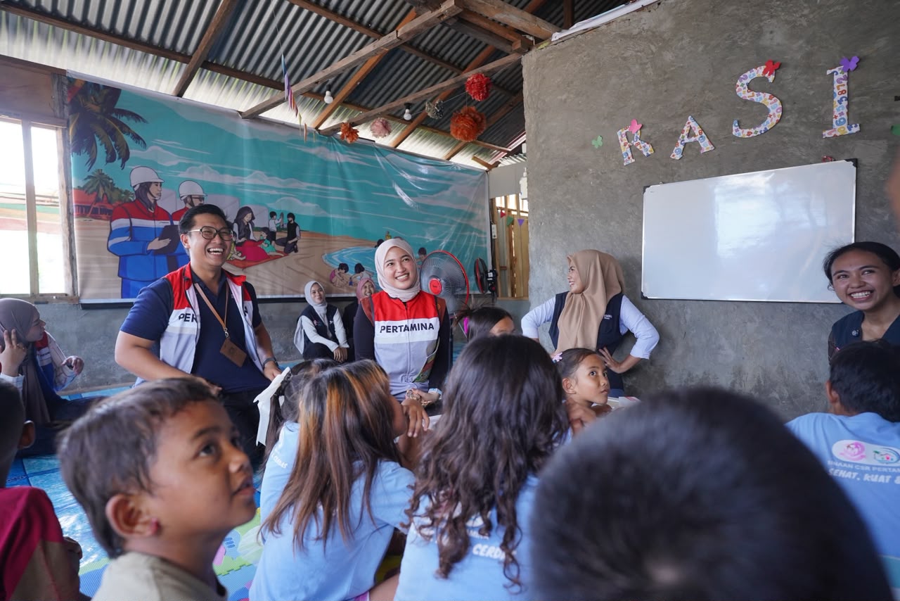 Pertamina Patra Niaga Bangun Ruang Belajar dan Mimpi Anak-Anak Pesisir Sulawesi