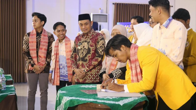 Disaksikan Langsung Wakil Wali Kota Parepare, Fahrul Dason Resmi Nakhodai PW IPM Sulsel