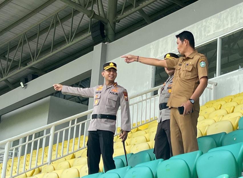 Jelang PSM Vs Persebaya, Kapolres Parepare Cek Kesiapan Stadion BJ Habibie