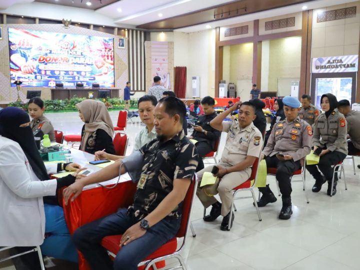Bid Humas Polda Sulsel Gelar Donor Darah Bersama Media dan Masyarakat, Peringati Hari Jadi Humas Polri ke-75