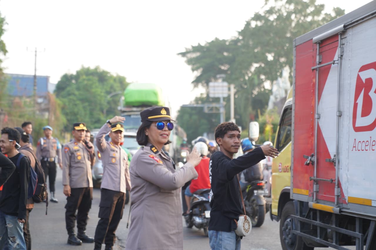 Kawal Aspirasi dengan Humanis, Polres Parepare Jamin Demokrasi Berjalan Sejuk dan Kondusif