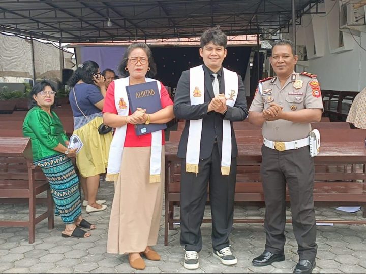 Minggu Kasih di Gereja Toraja Parepare, Polsek Ujung Ajak Jemaat Jaga Kamtibmas
