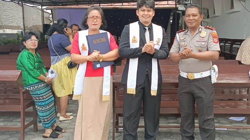 Minggu Kasih di Gereja Toraja Parepare, Polsek Ujung Ajak Jemaat Jaga Kamtibmas