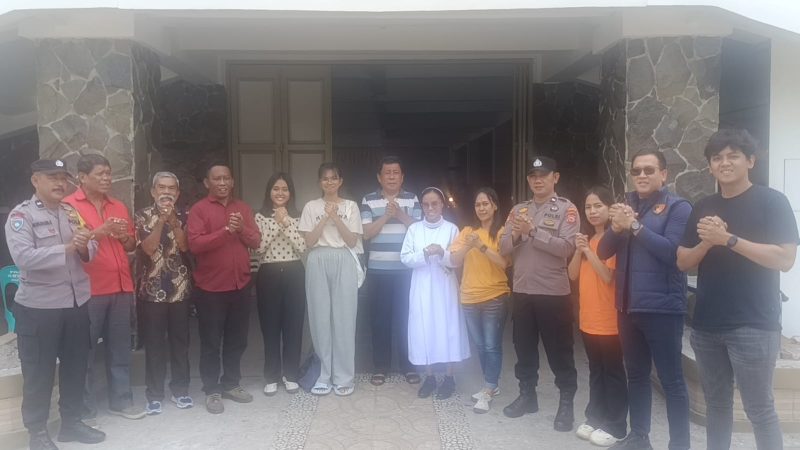 Minggu Kasih Polres Parepare, Polisi Hadir di Tengah Jemaat Gereja