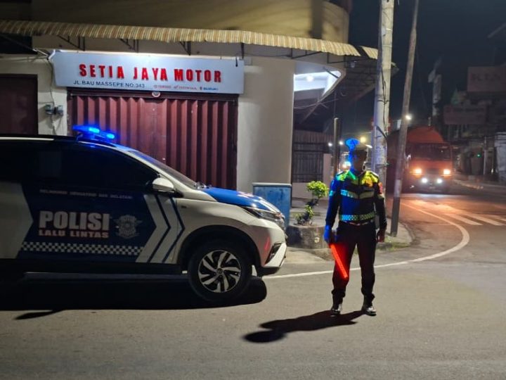 Balap Liar Ganggu Istirahat Warga Parepare, Sat Lantas Turun Patroli Dini Hari